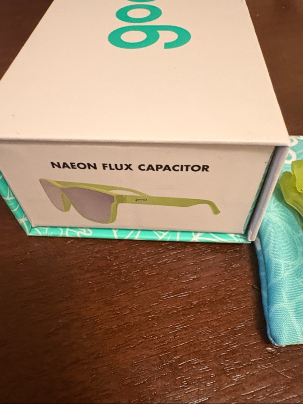Goodr Sunglasses Naeon Flux Capacitor Neon Green - Picture 3 of 5